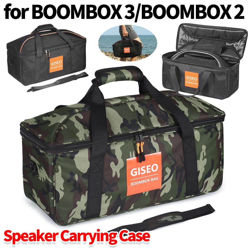 Oxford Cloth Speaker Bag Case Adjustable Strap Waterproof Bluetooth-compatible Speaker Storage Case for JBL BOOMBOX 3/BOOMBOX 2