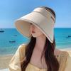 Summer Sun Visor Hat for Women - Breathable, Adjustable, Wide Brim with UV Protection - Perfect for Beach & Outdoor Activities