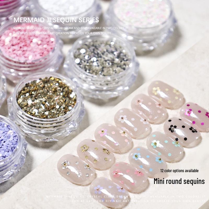 

Fairy Nail Art Mini Polka Dot Glitter Sequins (1mm)