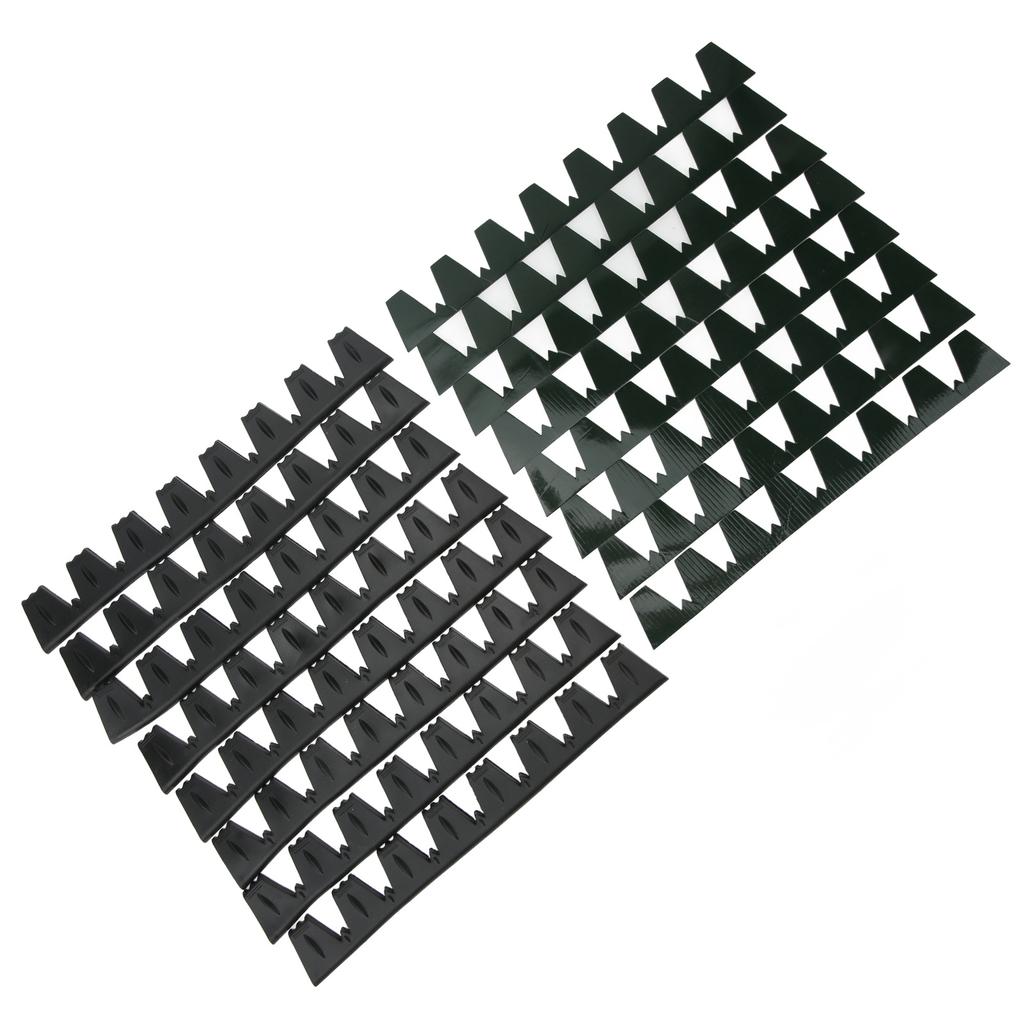 8PCs Front Bumper Scrape Guard Front Bumper Protector Anti Scratch Universal Fit for Cars Black