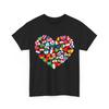 Flags of Countries the World International Flag Heart Cute T Shirt