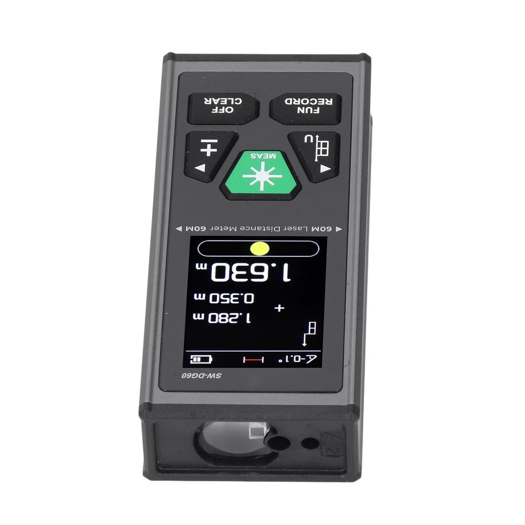 Dual Laser Distance Meter USB Rechargeable High Accuracy Multifunction Digital Laser Measurement