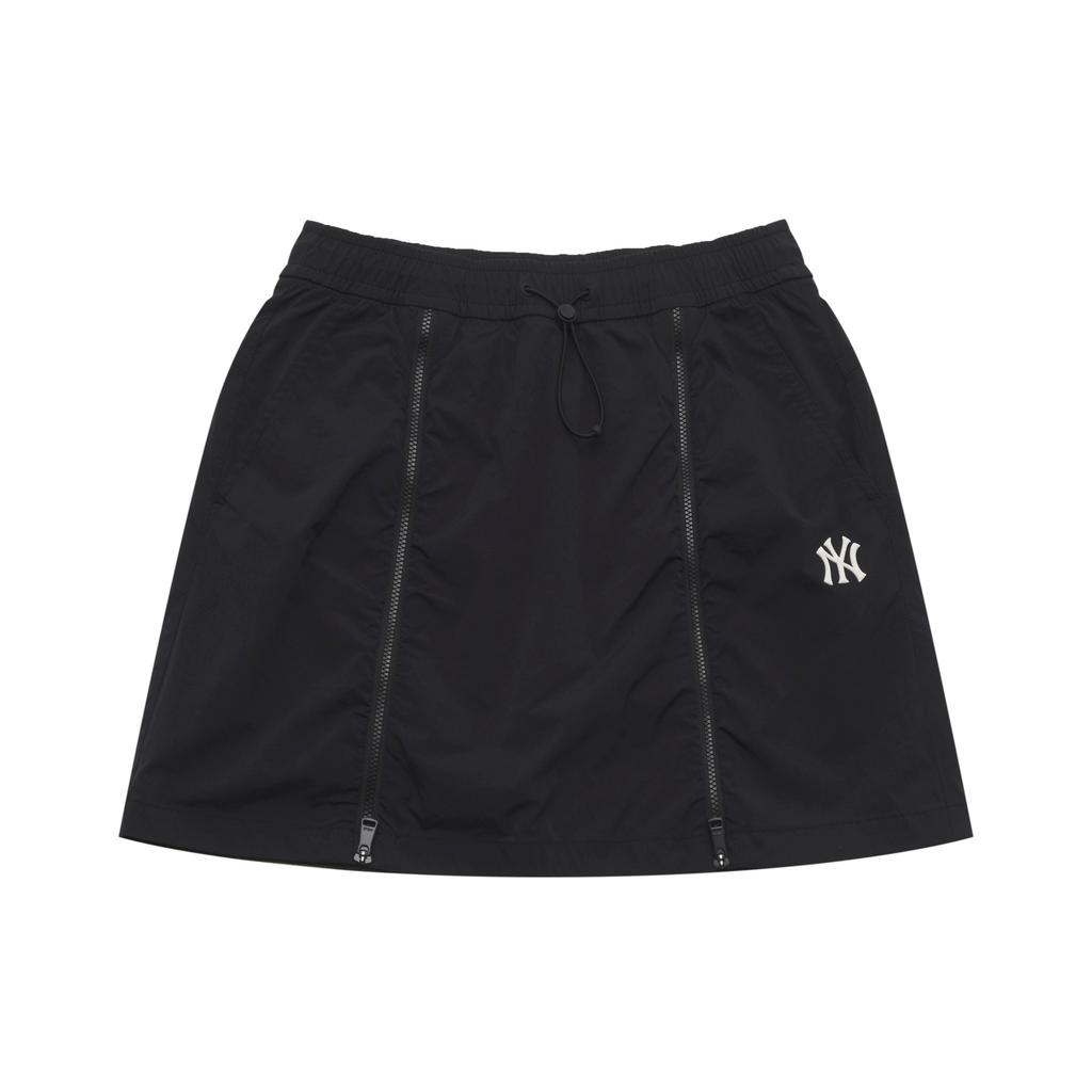 New MLB New York Yankees Basic Collection SS25 Casual Short Skirts Women's Black 3FSKB0753-50BKS
