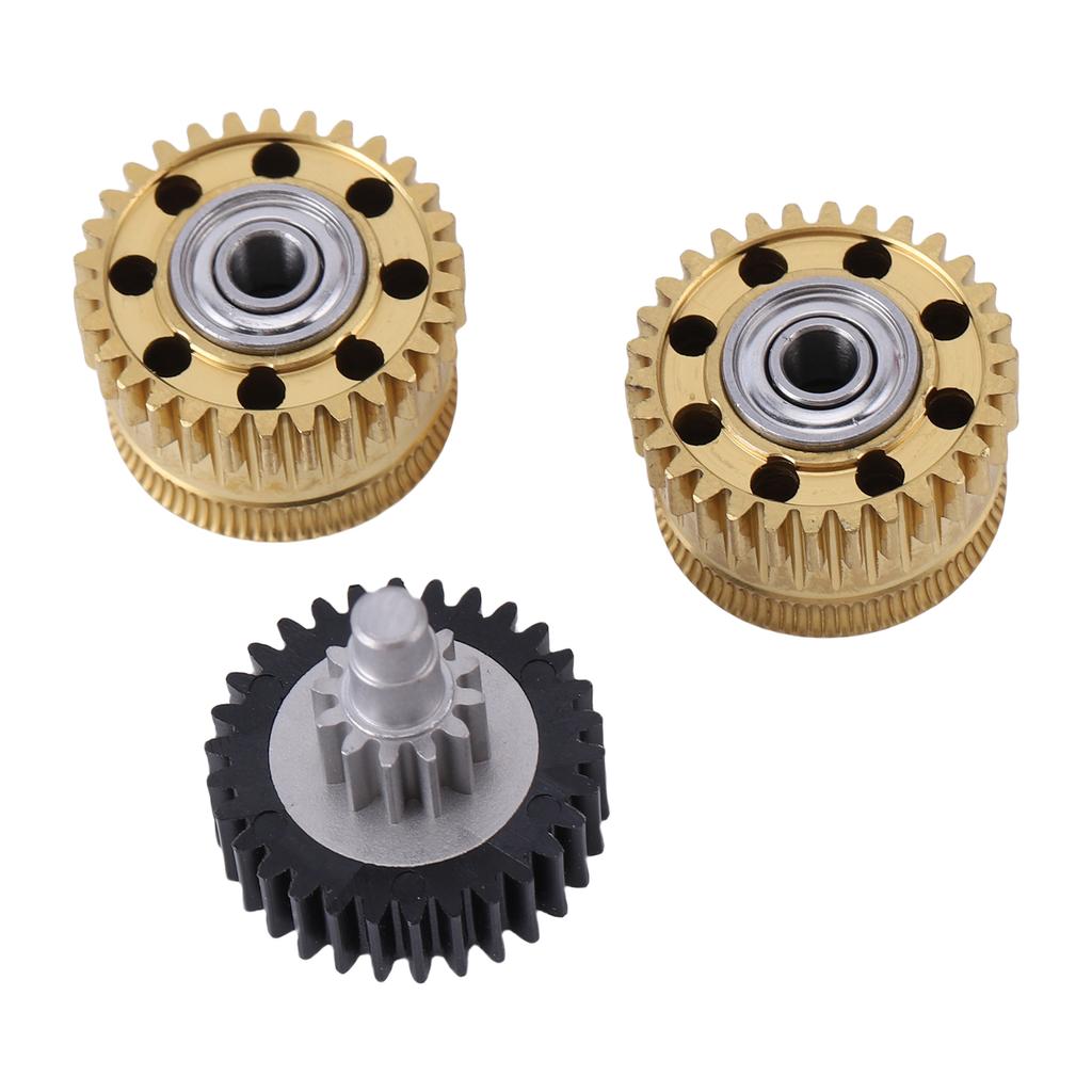 Extruder Gear Kit Replacement for Creality K2 Plus 3D Printer All Metal Extruder Gear with DLC Coating