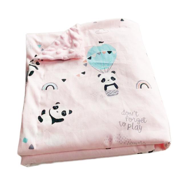 Coperta/Trapunta Rassicurante per Bambini in Cotone Twill a Doppio Strato