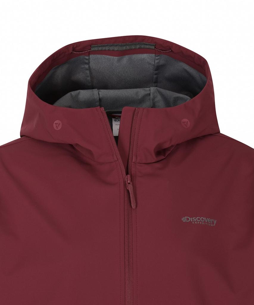 Discovery Expedition Women'S Vertex 3L Brush-Bonded Jacket (Burgundy)