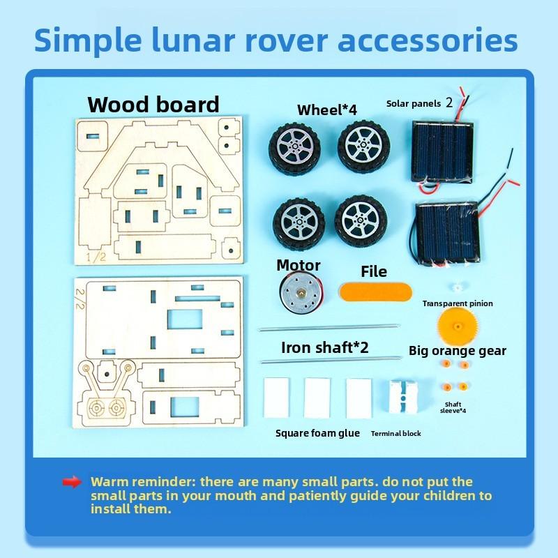 Solar Energy Science Experiment Kit With Diy Moon Rover Model For Kids Educational Stem Activity