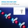 100pcs with Screw Mounting Clip Fixing Buckle for 3528/5050/5630/3014 RGB LED Strip Lights