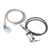 Salon Shampoo Bowl 70cm Faucet Sprayer Kit with 120cm Hose Mixing Valve Salon Basin Sprayer Set