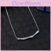 Titanium Steel Minimalist Geometric Pendant Necklace For Women Coldstyle Short Collar Chain