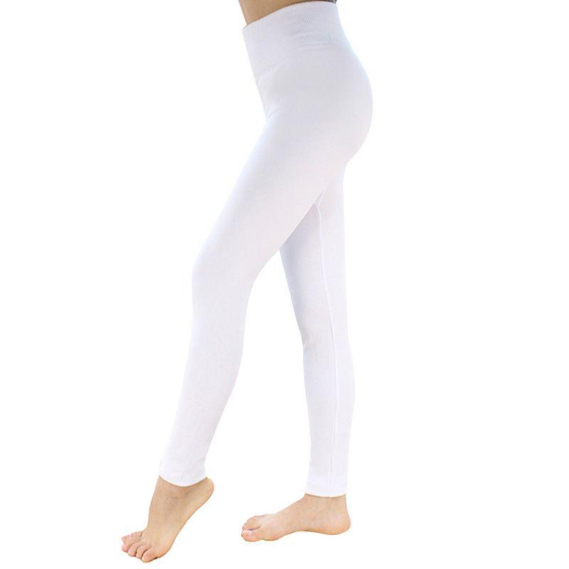 Fleece Lined Leggings For Women Winter Thermal Full Length High Waisted Supportive Pants