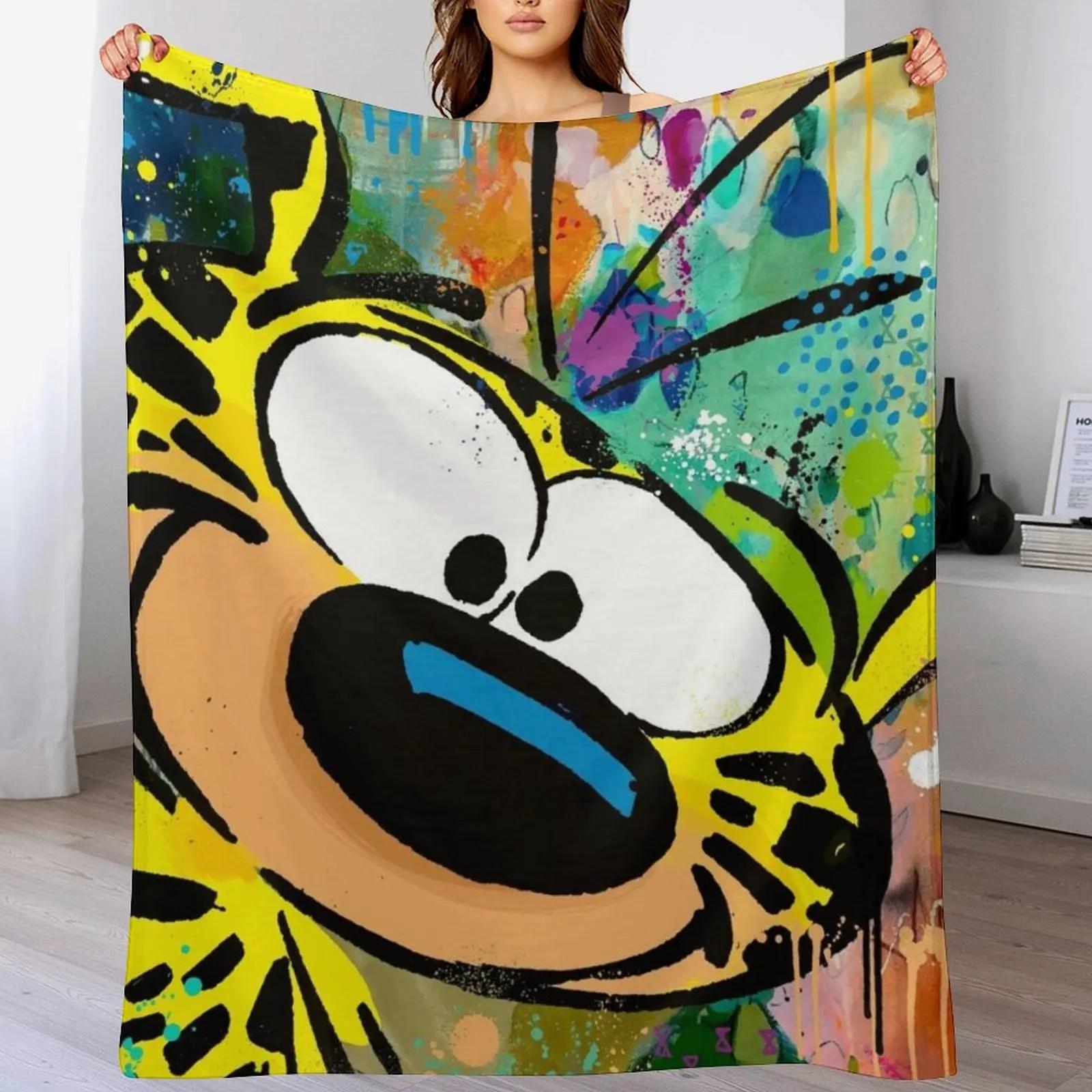 Marsupilami Throw Blanket All Season Lightweight Soft Blanket for Bed 102x76cm(40x30in)