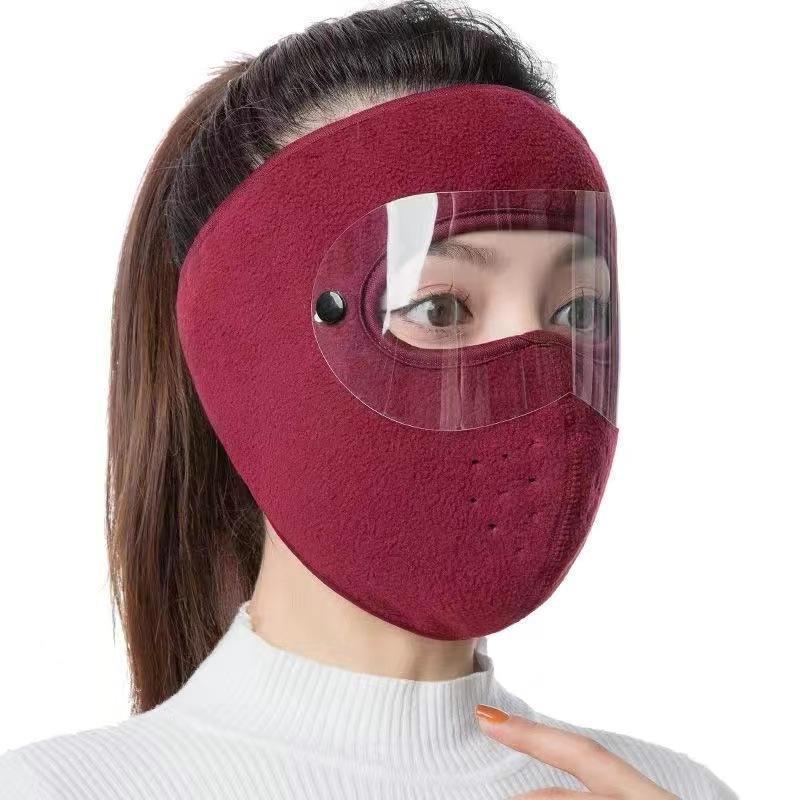 Winter Warm Mask For Women Thick Neck Protection Earmuffs Riding Windproof Cold And Frostproof