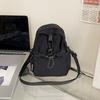 Coin Pouch Drawstring Crossbody Bag Sports Mobile Phone Pack Portable Nylon Shoulder Bag  Travel