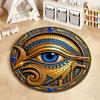 Free shipping! Ancient Egyptian Eye Design Rug for Mysterious Spaces round carpet for home sofa bedroom, gift
