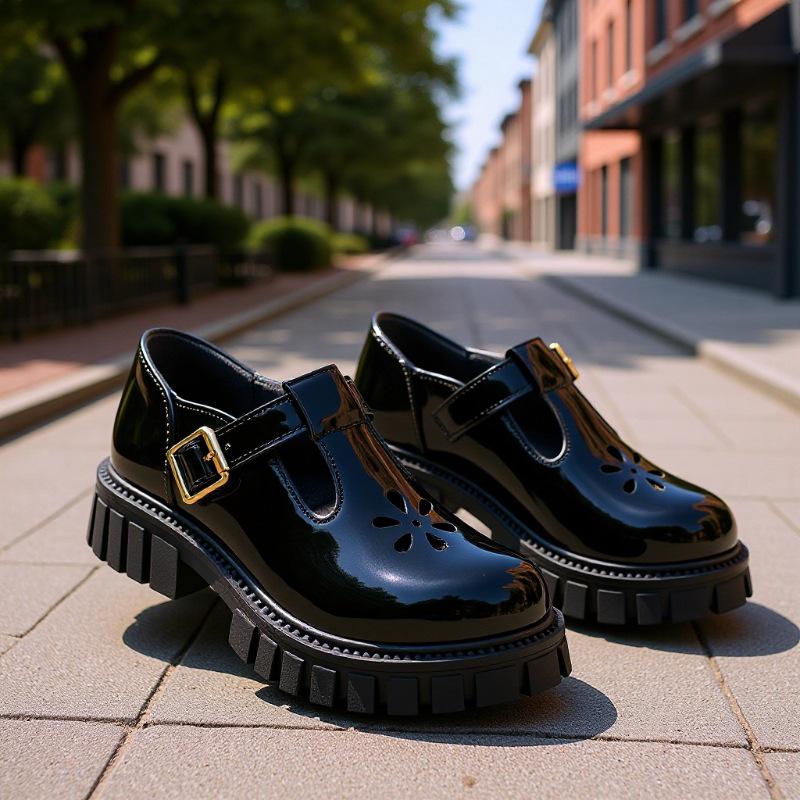 2026 Spring/Autumn Round Toe Kids' Retro Lolita Mary Jane Shoes