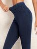 High-Waisted Summer Faux Denim Butt-Lifting Yoga Pants