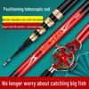 ZTO Portable 19 Tone Super Hard Fishing Rod with Integrated Reel: Compact, Through-Handle Design, Internal Wiring, Handheld.
