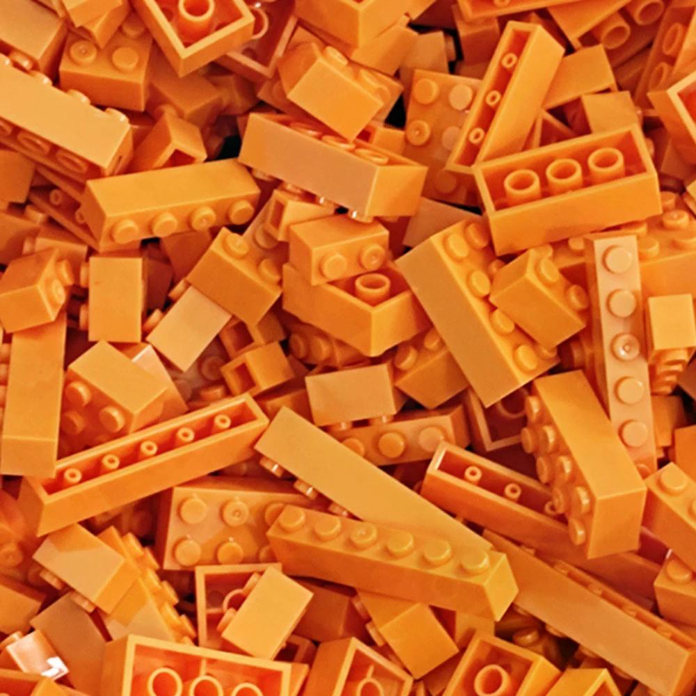 125g/250g DIY Bausteine Großpackung Bunte Klassische Steine Kreative Stadtmontage Lernspielzeug für Kinder