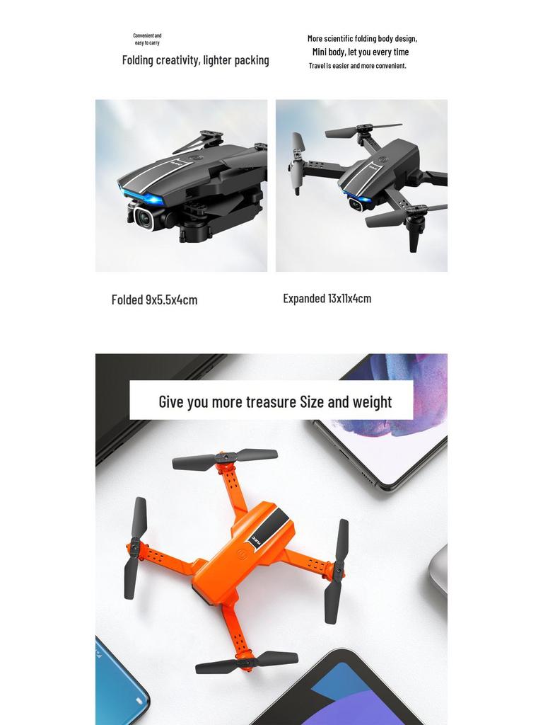 Mini S65 Dual Camera Indoor Drone with Stabilized Flight and Remote Control