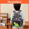 Dinosaur Childrens Backpack With Lightweight Nylon And Expandable Design For School Use