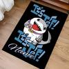 Custom Personalization Jeff the Land Shark Print Area Rug - Soft, Washable Non-Slip Indoor Mat,Living Room,Home&Office Decorative Rug