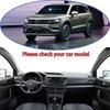 For Volkswagen Taos 2018     Car Dashboard Cover Dustproof Sun-shading Protector PadInterior Mouldings Sticker