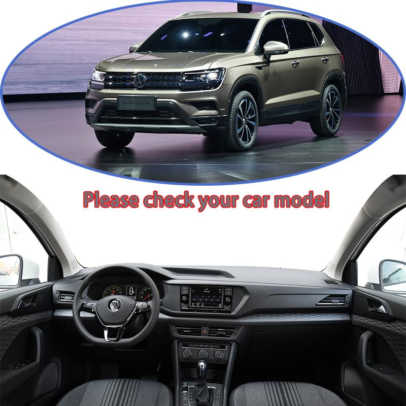 For Volkswagen Taos 2018 Car Dashboard Cover Dustproof Sun-shading Protector PadInterior Mouldings Sticker