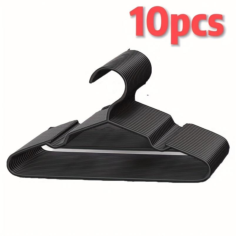 Strapazierfähige Kleiderbügel mit ergonomisch gebogenem Design | Mehrfarbige Optionen (Grau/Rosa/Grün/Weiß/Blau/Schwarz)