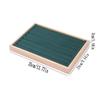 1PCS Simple Wooden Multi-colour Ring Tray Earring Jewellery Storage Display Tray Ring and Earring Display Tray