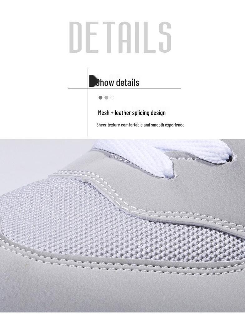 2024 Men's Forrest Gump Lightweight Fashion Sneakers: Trendy, Versatile for Spring/Autumn, N-Letter Design