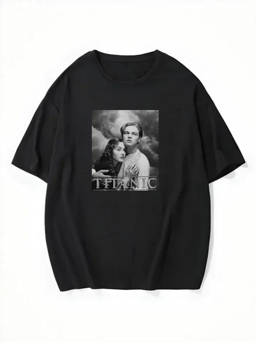 Oversized T-shirt with a 90s–2000s print XL