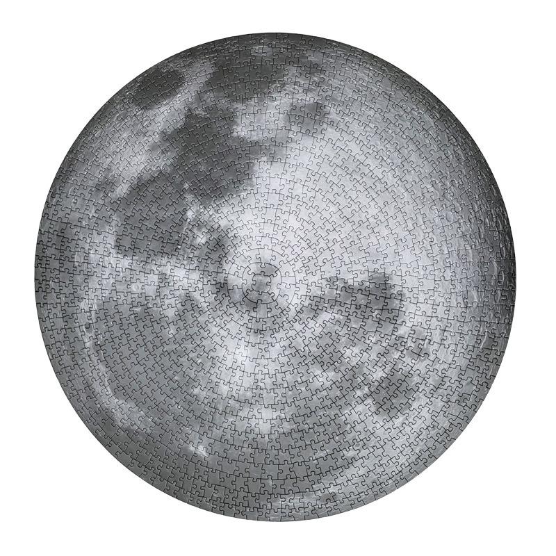 Starry Sky Space Traveler 1000-Piece Puzzle: Earth, Moon, Rainbow