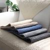 Washed Cotton Sofa Cushion Pure Cotton Four Seasons Fabric Simple Pure Cotton Cushion Sofa Cover Backrest Anti-slip