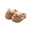 Cartoon Bear Cotton Slippers Women Autumn Winter Home Anti Slip Warm Slippers Winter Indoor Plush Slippers
