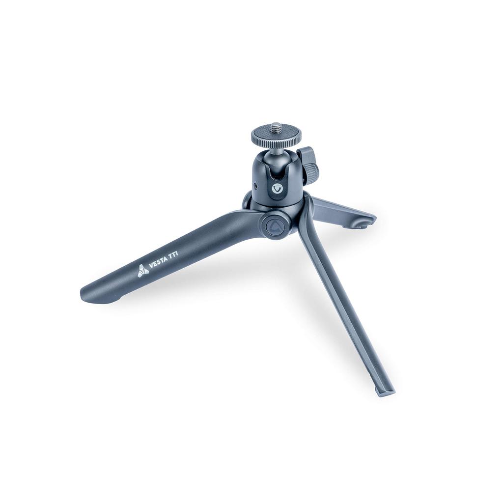 VANGUARD Vesta Mini Aluminum Tabletop Tripod with Smartphone Holder Black -