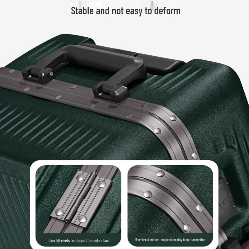 OIWAS 20-inch Aluminum Frame Hardside Luggage