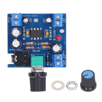 Placă amplificator audio 15W Canal dublu Reglarea volumului Amplificator de putere Modul audio DC 5‑12V