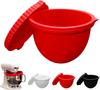 For KitchenAid 5 Qt Mixer Silicone Bowl Insert Custom Fit Non Silicone Liners Heat Resistant Easy Cleanup Dishwasher Safe