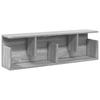 Wall Cabinet 100 x 20 x 30 cm Grey Sonoma Particleboard