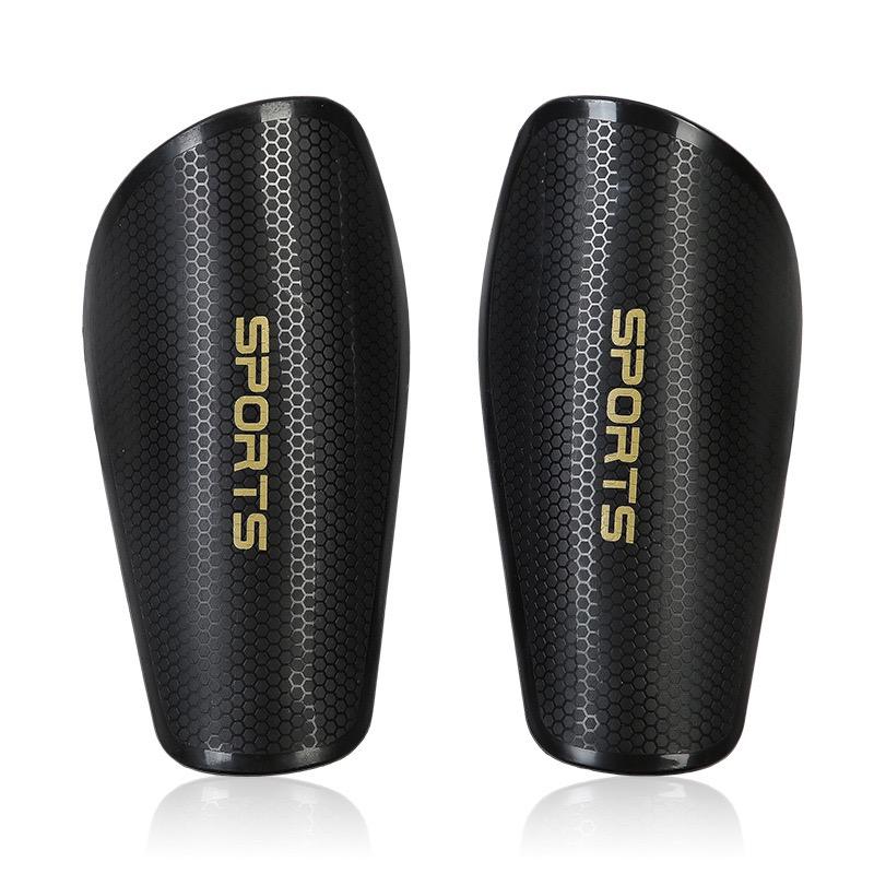 Honeycomb Football Leg Protector Thickened Fixed Insert Plate Breathable Sports Running Insert Plate Knee Protector Shin Guard S чёрный