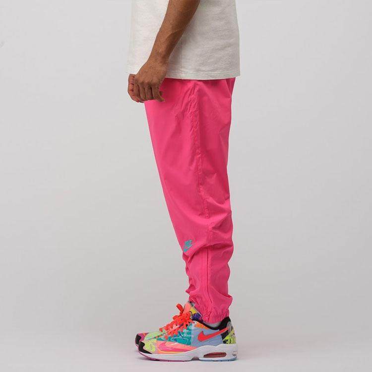 Nike X Atmos NRG Vintage Patchwork Track Pant Pink/Hyper Jade Men Bottoms CD6133-639