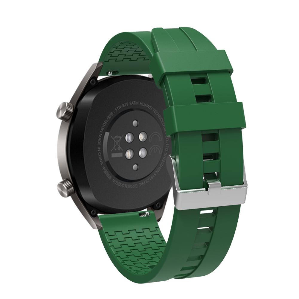 20mm 22mm Silicone Band for Huawei Watch GT5 Pro/GT5 4 3 2e 46mm Sport Bracelet for Samsung Galaxy Watch 4 5 6 7 44mm 40mm Strap