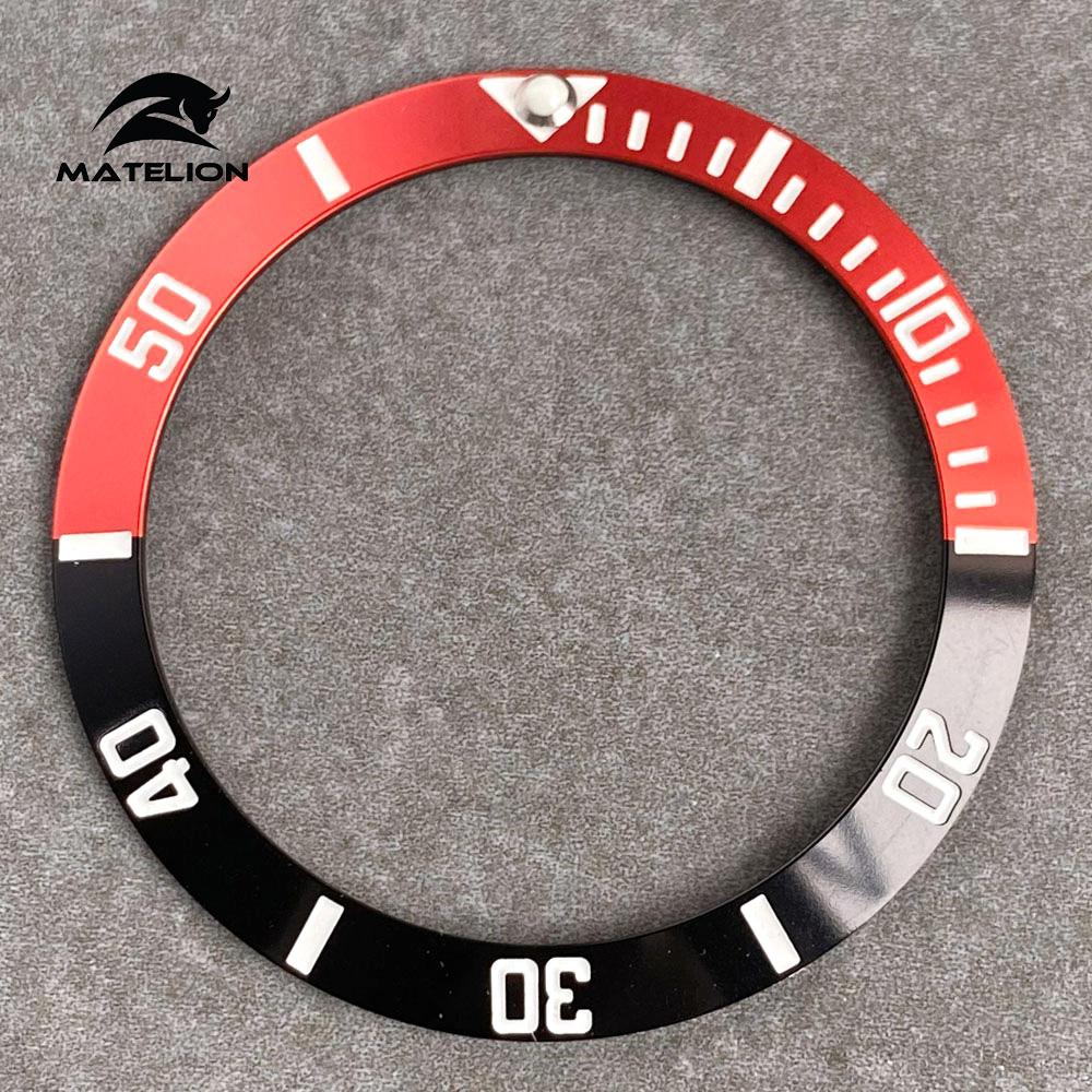 MATELION 38 мм керамический сплав часы безель вставка кольцо наклонная посадка 40 — фото 9