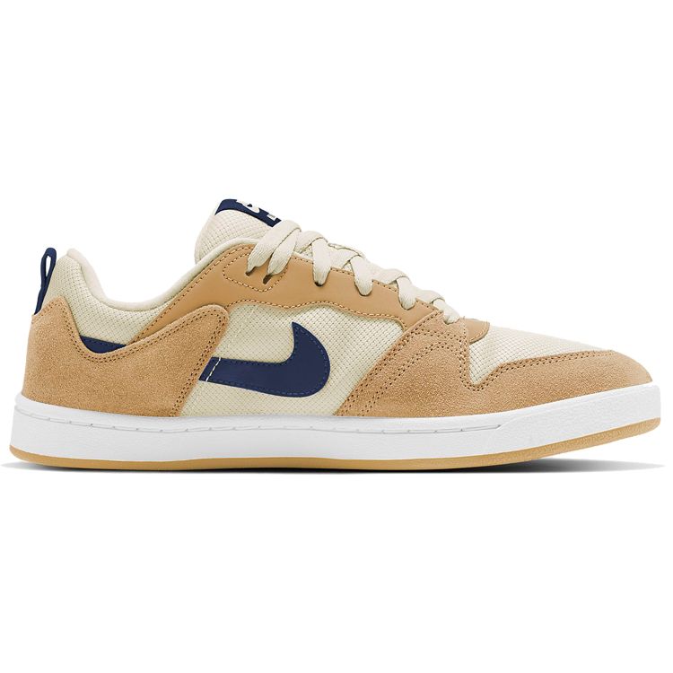 Nike Alleyoop SB Club Gold Navy Men Sneakers Fossil White Midnight-Navy CJ0882-700