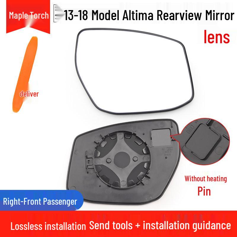 Nissan Altima 13-18 Heated Rearview Mirror Shell with Turn Signal