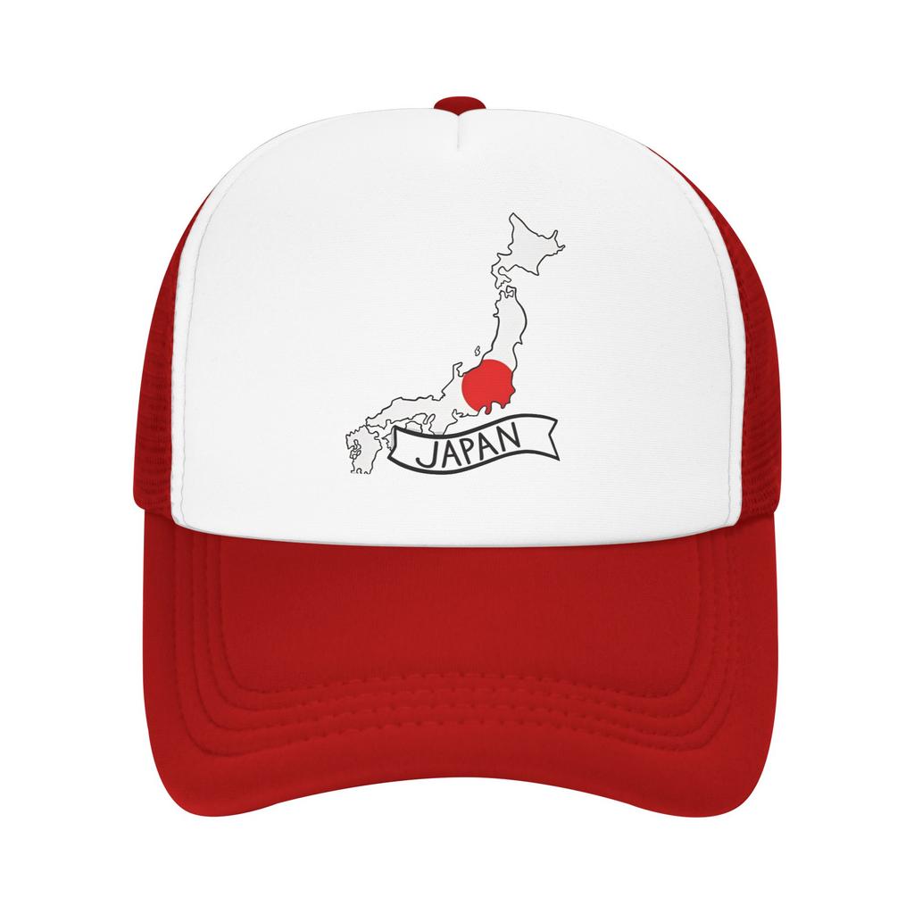 Japan Flag Map Sticker Casual Baseball Cap Outdoor Sports Sun Hats Spring High Quality Unisex Unisex Vintage Baseball Caps