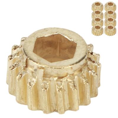 Meccaniche per Chitarra OpenGear Ingranaggi Bloccaggio Esagonale Montaggio Universale Piroli Strumento Musicale Attrezzo(d"oro 12