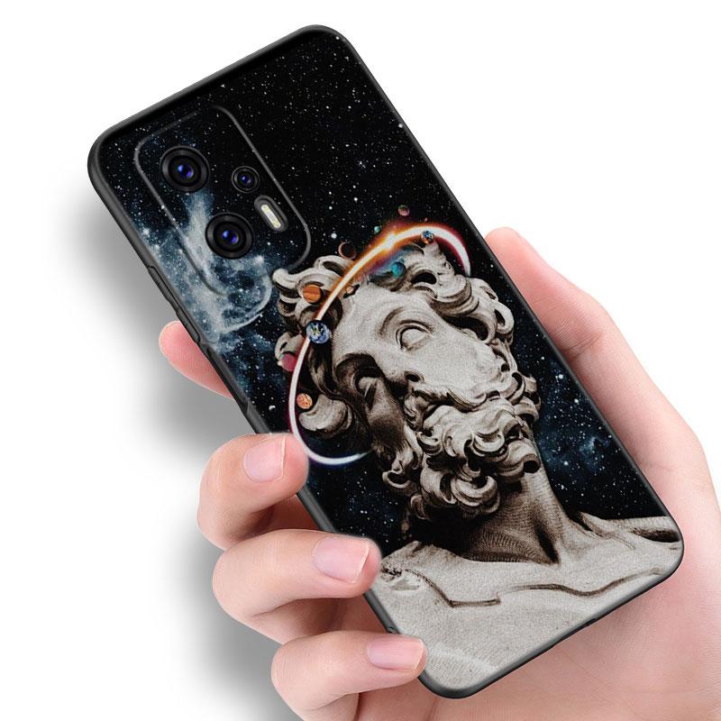 

Чехол для телефона Mona Lisa David для Xiaomi POCO F2 F3 M2 M3 M4 X3 X4 Pro NFC F4 GT 5G F1 X2 C3 C31 C40 M5S из мягкого ТПУ черного цвета Xiaomi POCO M5S