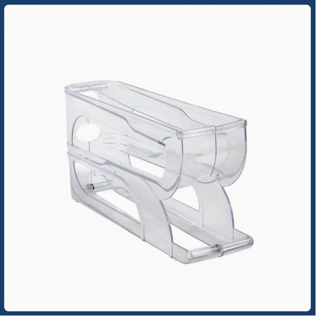 

3/4 Layer Slide Egg Storage Box Refrigerator Side Door Egg Tray Refrigerator Side Large Capacity Space Saving For Kitchen